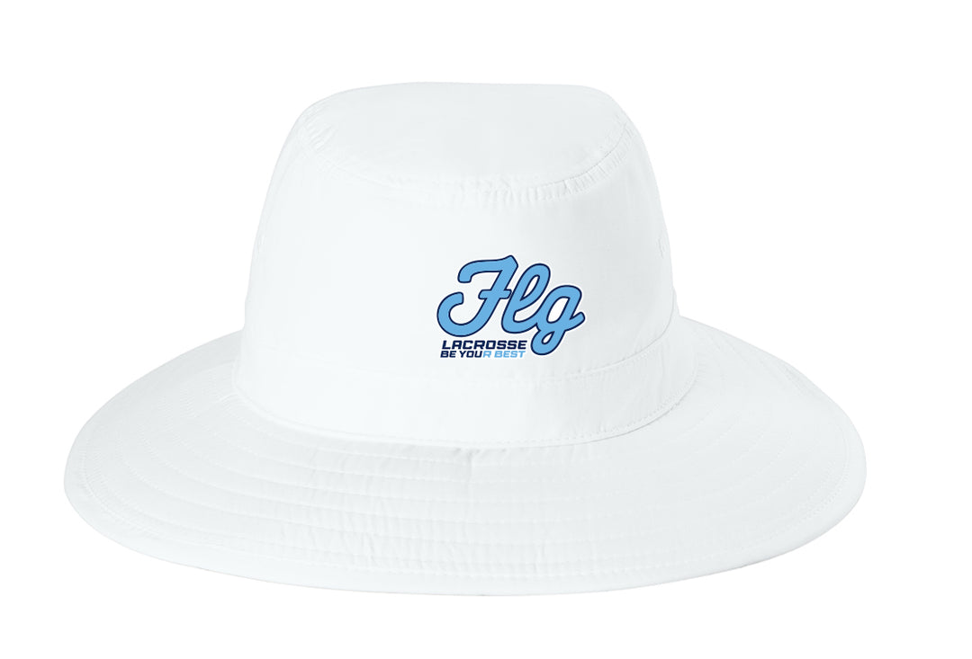 FLG Lacrosse script Embroidered brim hat