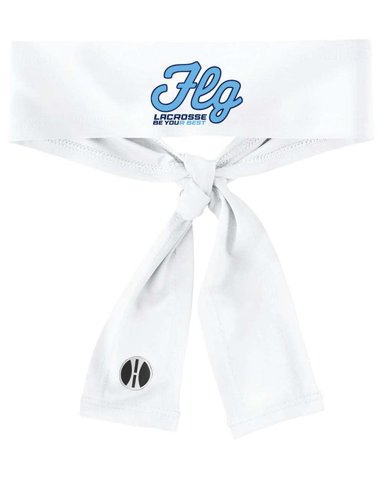 FLG Lacrosse Script Tie headband