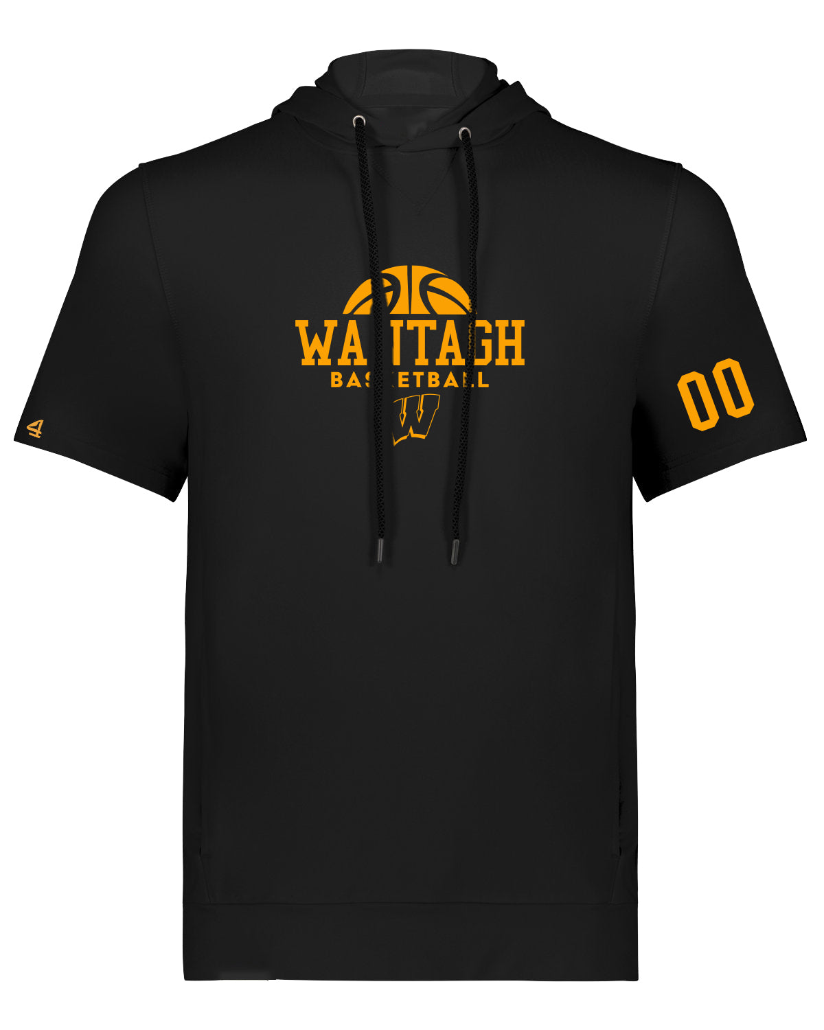 Wantagh Basketball Short Sleeve hoodie