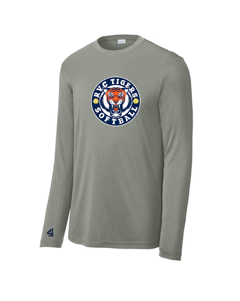 RVC Tigers Softball Long Sleeve Performance Tee