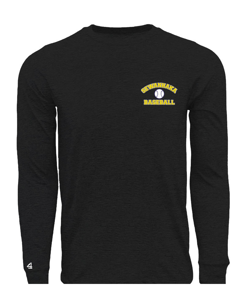 Sewanhaka Baseball Pop-fly Long Sleeve Cotton Tee