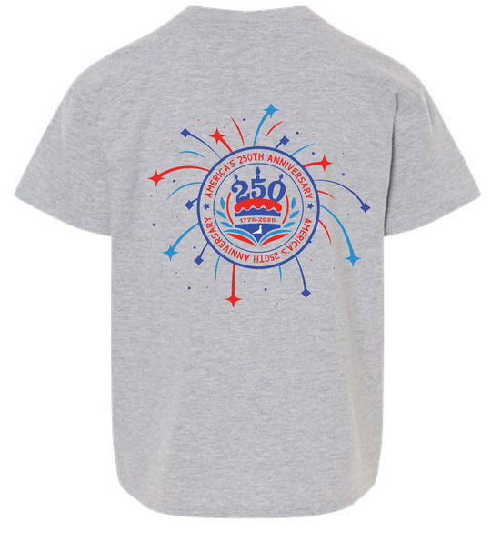 BUOY 4 250 YEARS USA FIREWORKS YOUTH TEES