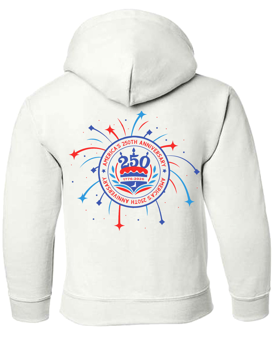 BUOY 4 250 YEARS USA FIREWORKS YOUTH HOODIES