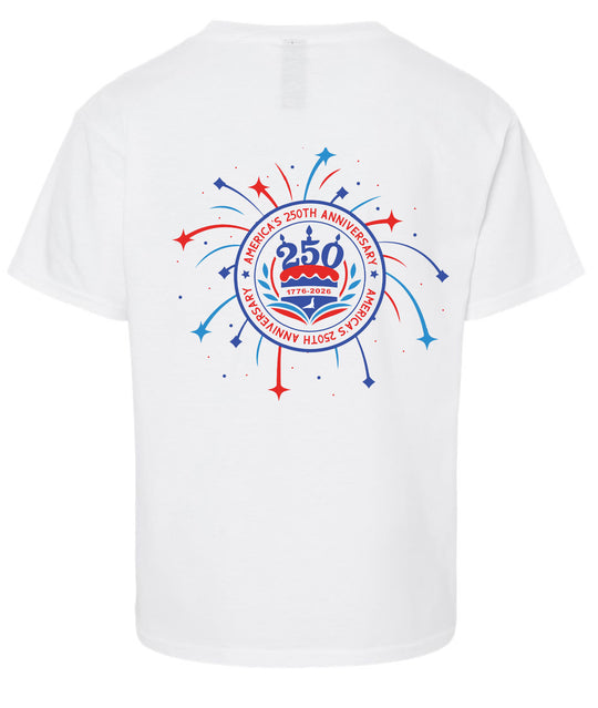 BUOY 4 250 YEARS USA FIREWORKS YOUTH TEES