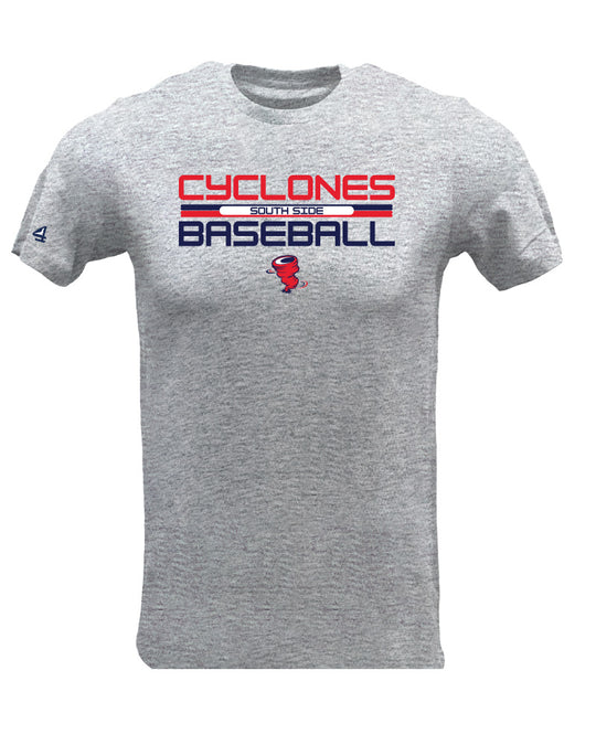 Cyclones Baseball Line Drive Short Sleeve Cotton Tee