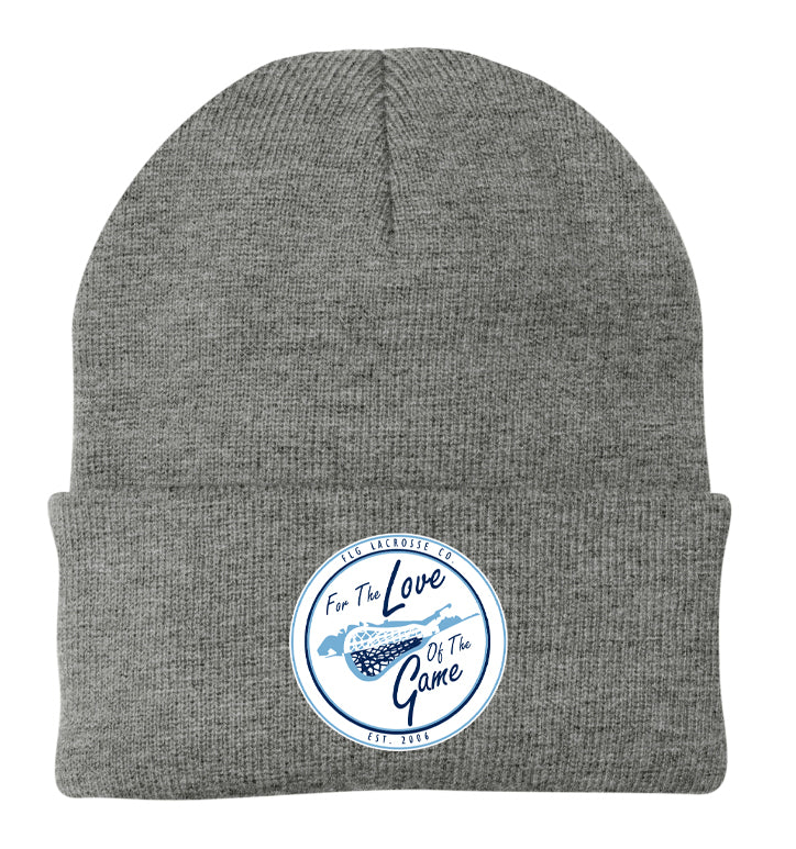 FLG Lacrosse shield Embroidered Knit Cap