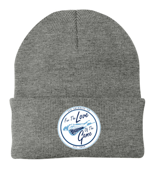 FLG Lacrosse shield Embroidered Knit Cap
