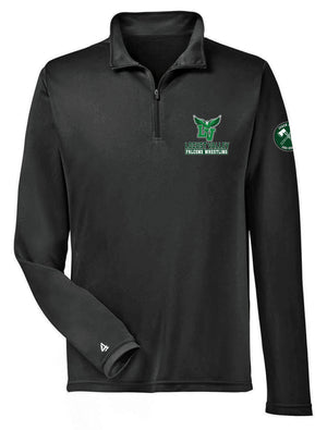 Locust Valley Falcons Wrestling Axman Embroidered Wrestling 1/4 zip