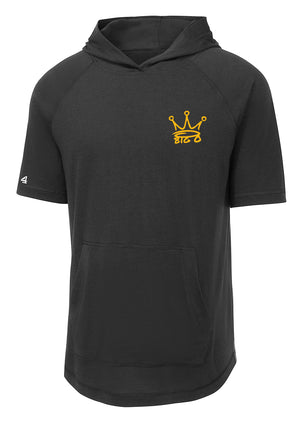 Buoy4 Big O Crown tri-blend short sleeve hoodie