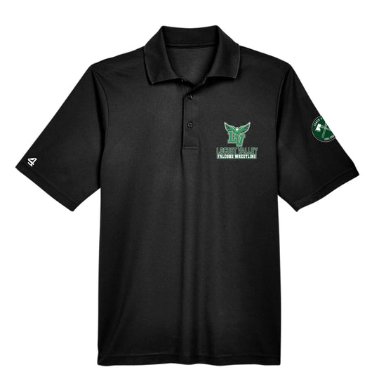 Locust Valley Falcons Wrestling Axman Embroidered Polo