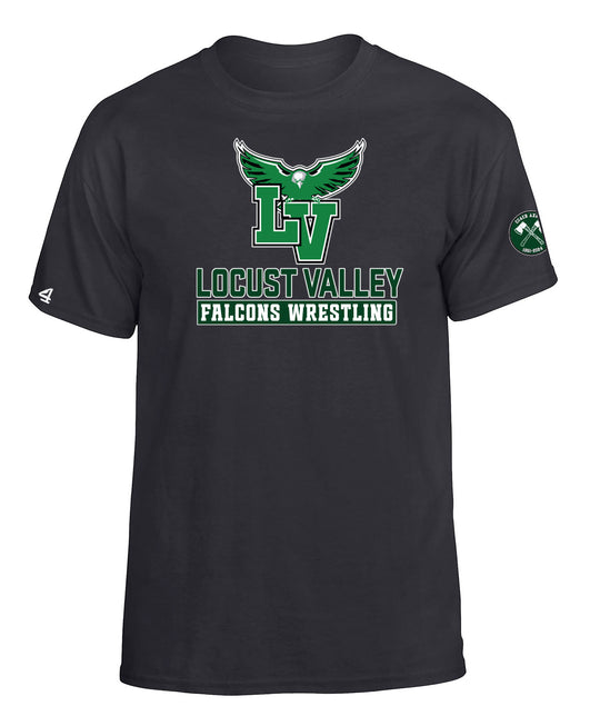 Locust Valley Falcons Wrestling Axman team spirit tshirt
