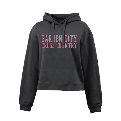 Garden City Cross Country Collegic Cropped Hoodie