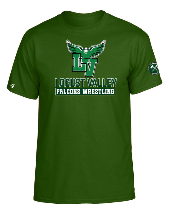Locust Valley Falcons Wrestling Axman team spirit tshirt