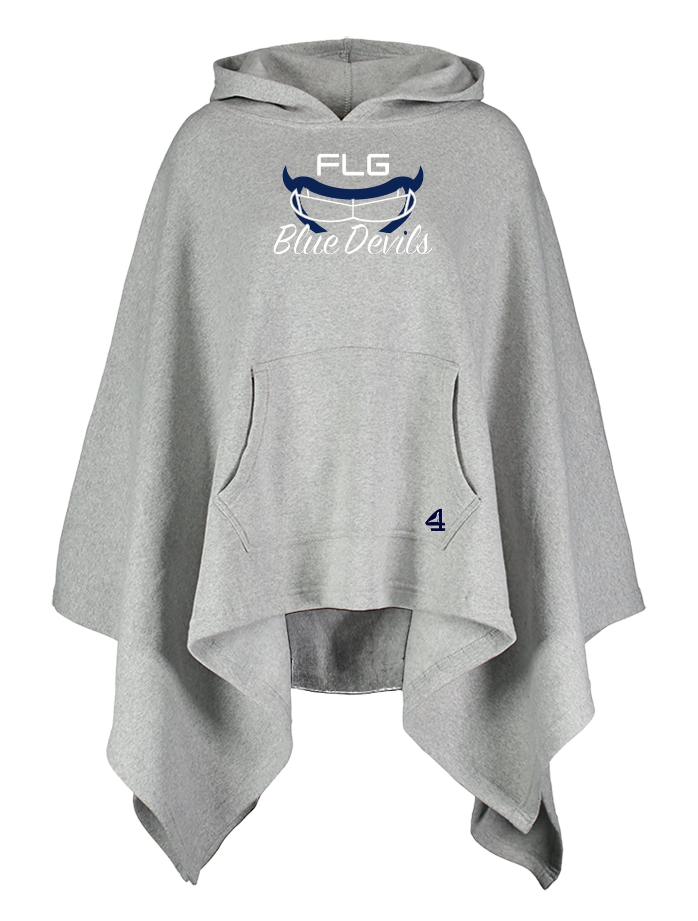 FLG LACROSSE BLUE DEVILS Poncho