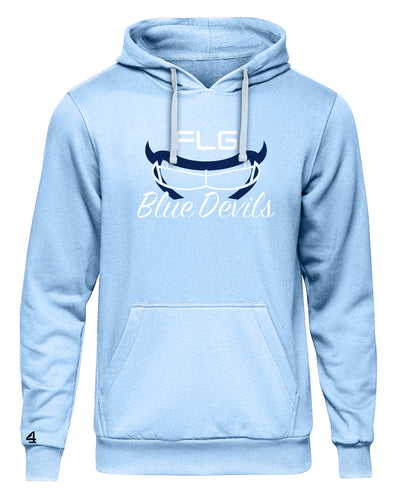 FLG LACROSSE BLUE DEVILS American LAX Flag Hoodie