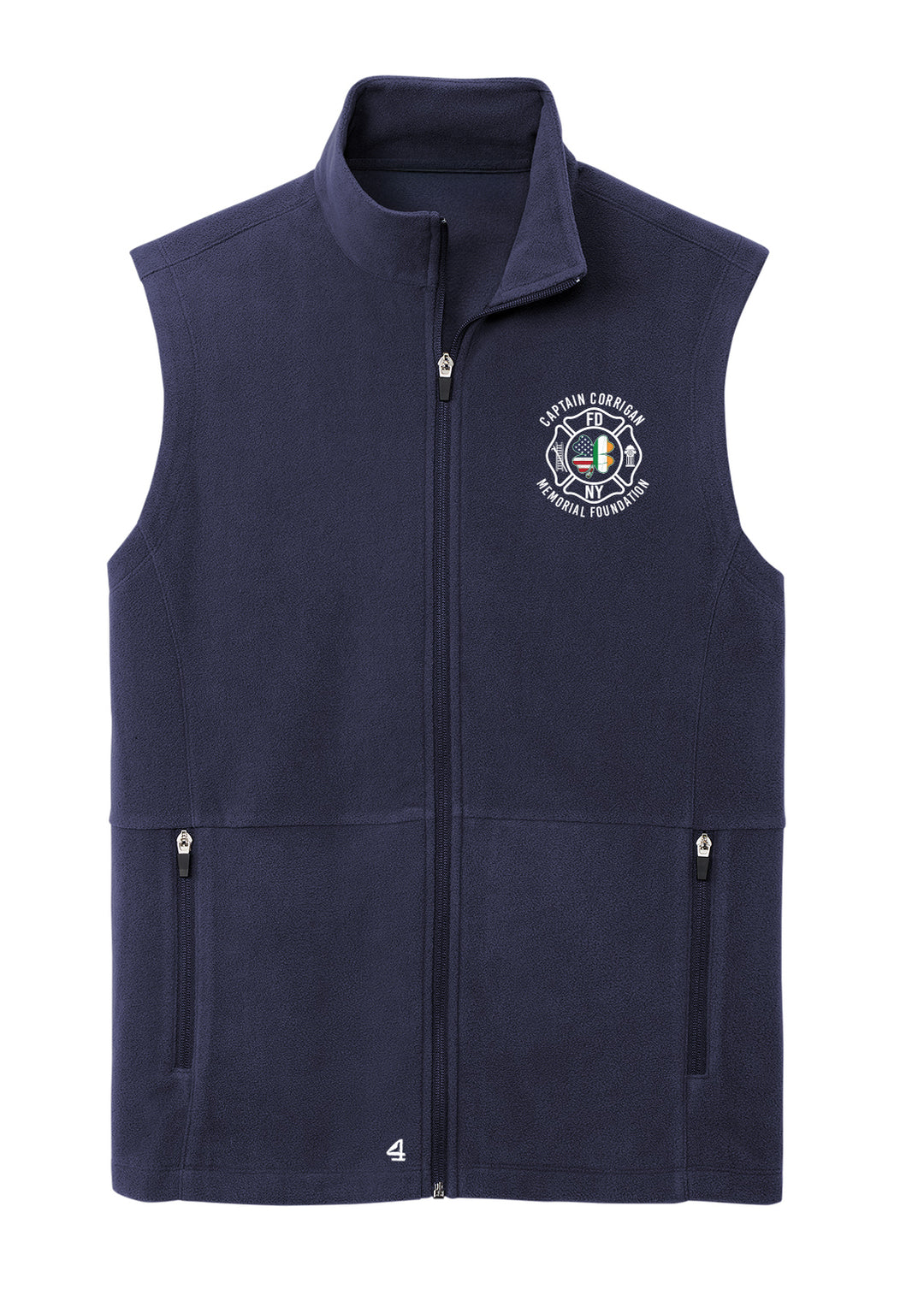 Captain Corrigan Memorial Embroidered Mens Fleece Vest