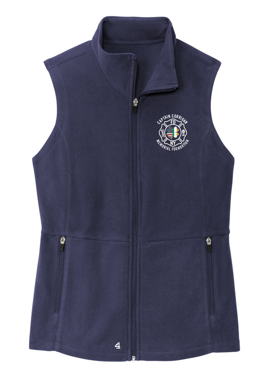 Captain Corrigan Memorial Embroidered Womens Fleece Vest