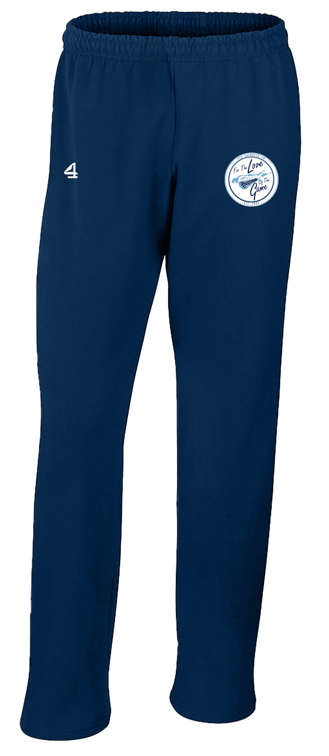 FLG Lacrosse Shield Open Bottom Sweatpants