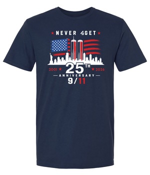 Buoy4 Never 4get 9/11 GRAPHIC TEE