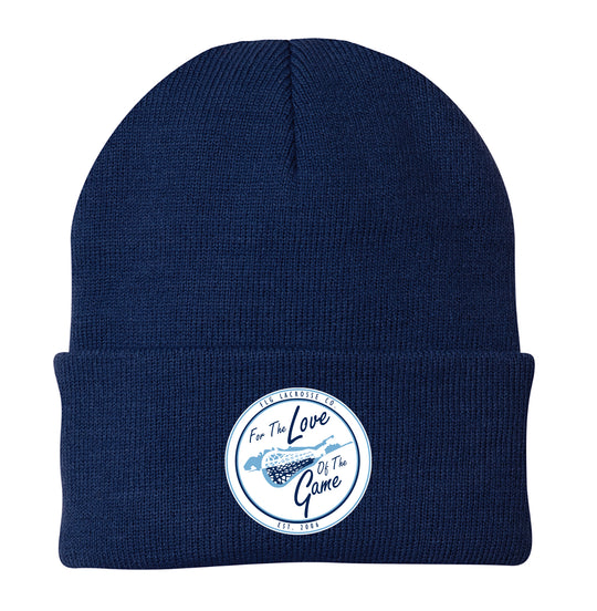 FLG Lacrosse shield Embroidered Knit Cap