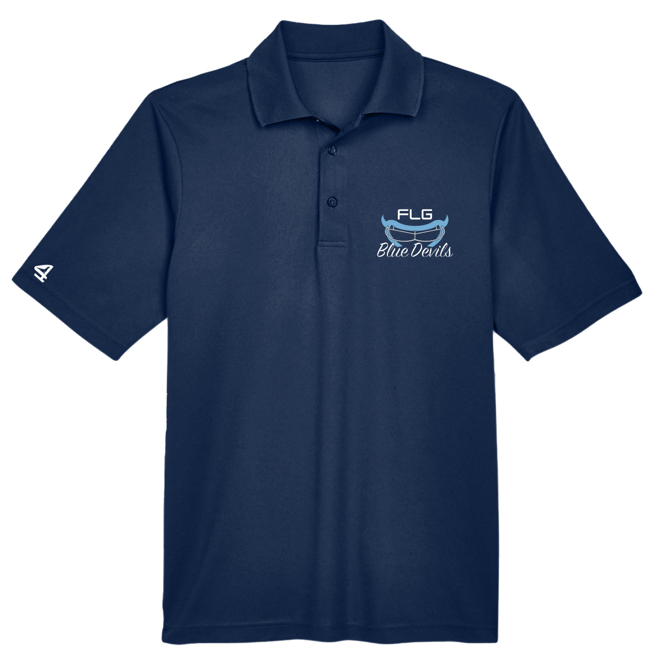 FLG LACROSSE BLUE DEVILS Embroidered Polo