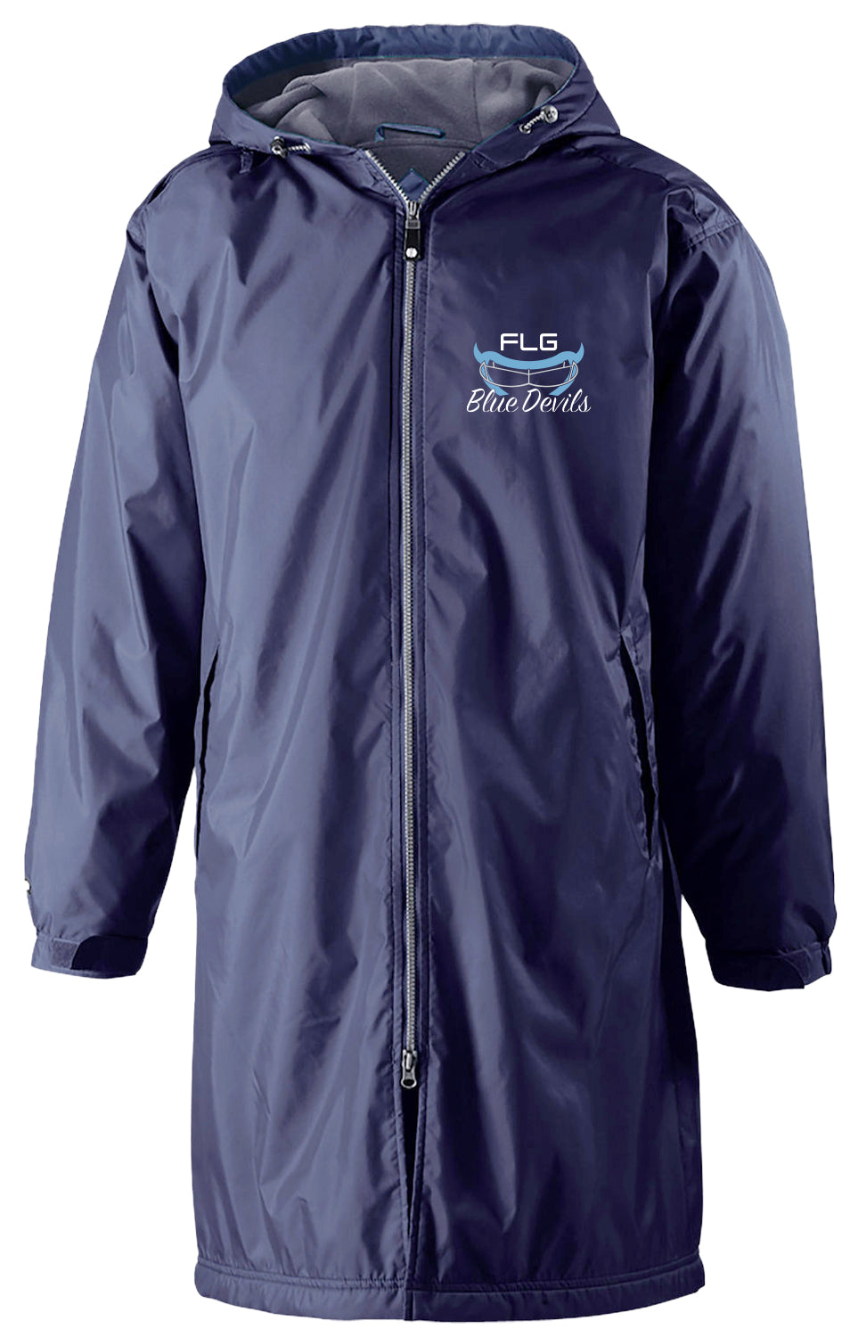 FLG LACROSSE BLUE DEVILS Full Zip Long Jacket