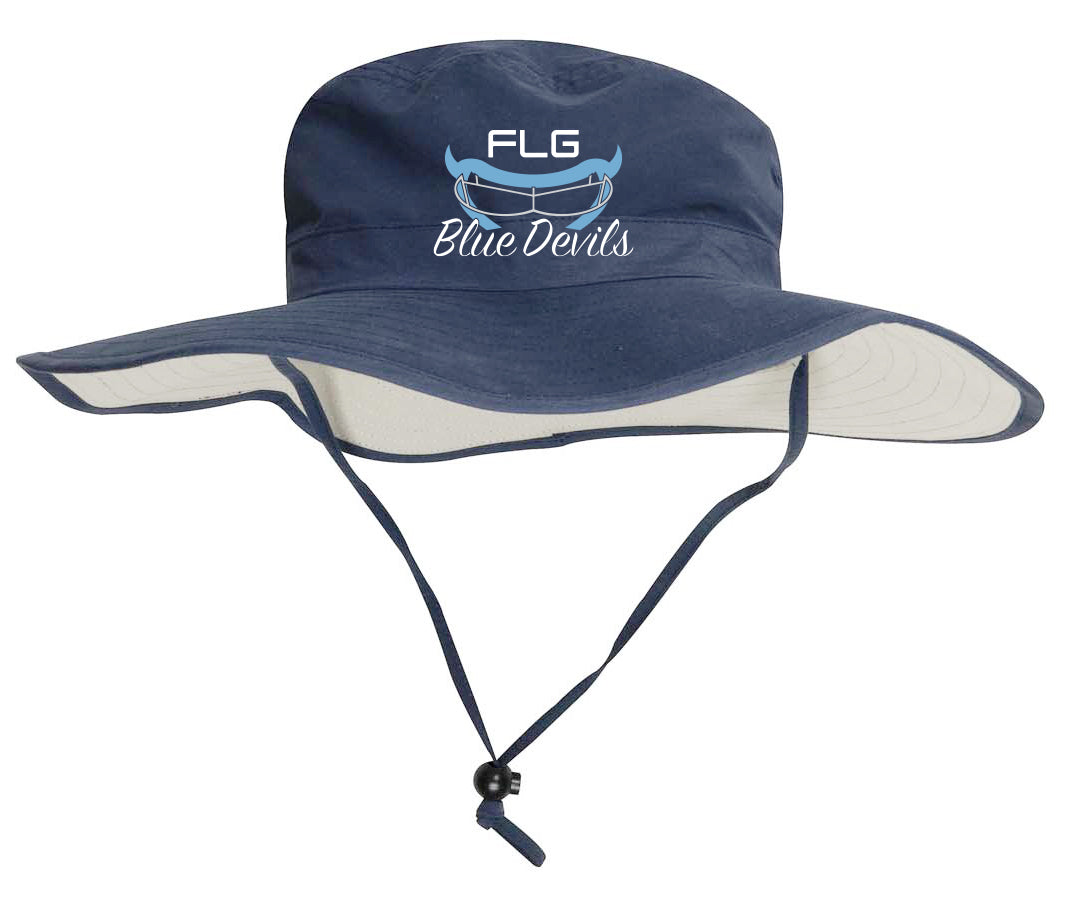 FLG LACROSSE BLUE DEVILS Embroidered Bucket Hat