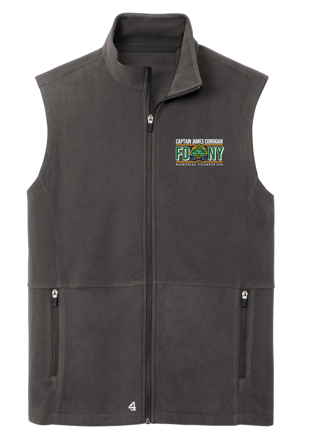 Captain Corrigan Memorial FDNY Embroidered Mens Fleece Vest