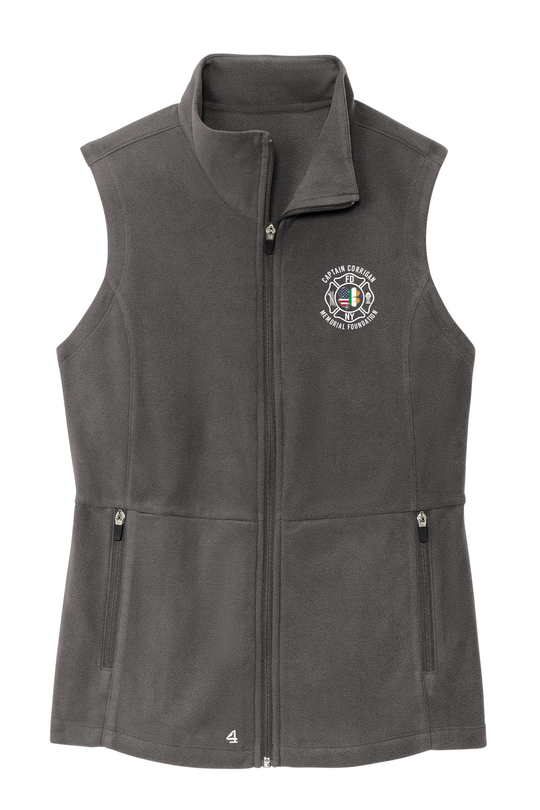 Captain Corrigan Memorial Embroidered Womens Fleece Vest