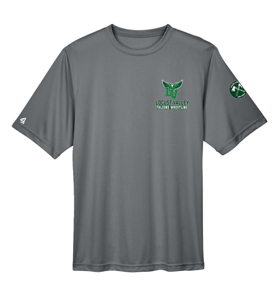 Locust Valley Falcons Wrestling Axman Performance T-shirt