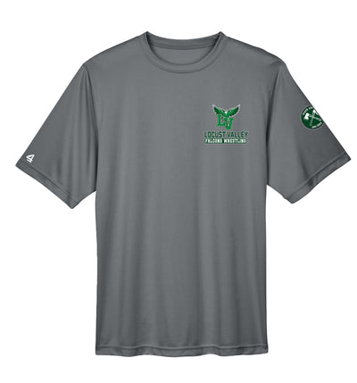 Locust Valley Falcons Wrestling Axman Performance T-shirt