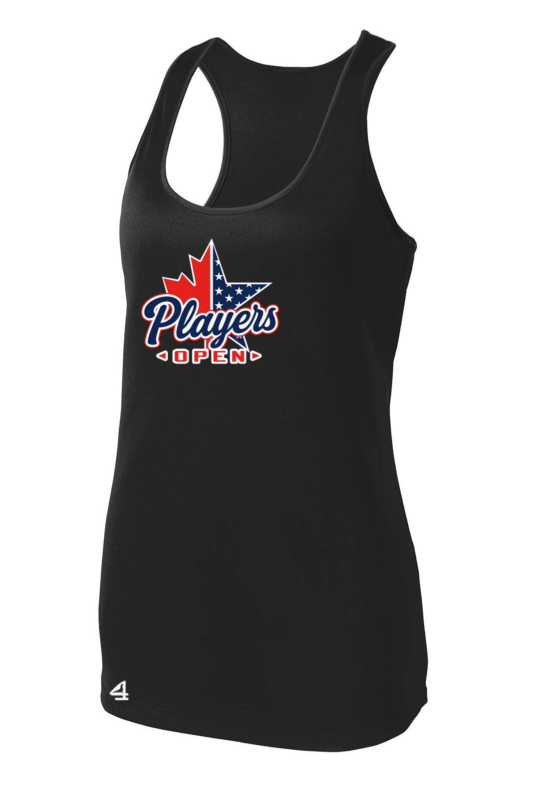 Open Series Players Game Women's Racerback Tank