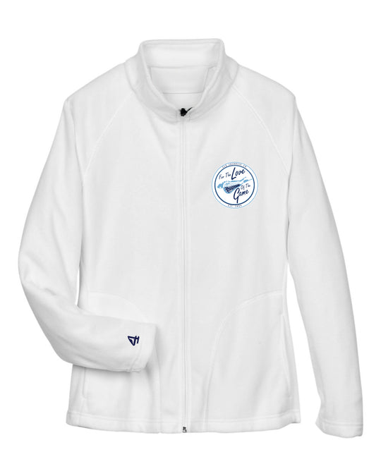 FLG Lacrosse Shield ladies embroidered fleece jacket