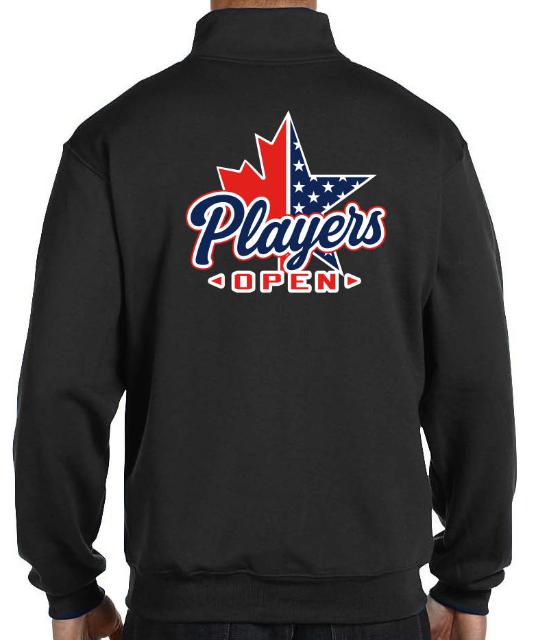 Open Series Players Embroidered and printed Player 1/4 Zip