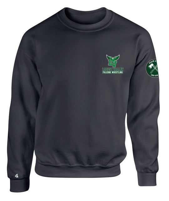 Locust Valley Falcons Wrestling Axman Crewneck Sweatshirt
