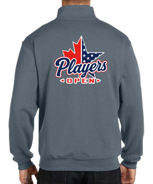 Open Series Players Embroidered and printed Player 1/4 Zip