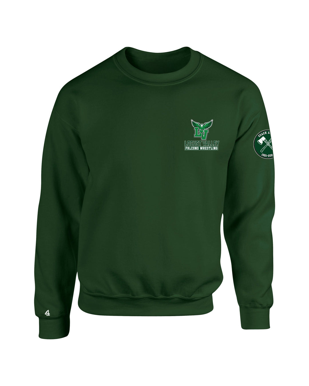 Locust Valley Falcons Wrestling Axman Crewneck Sweatshirt