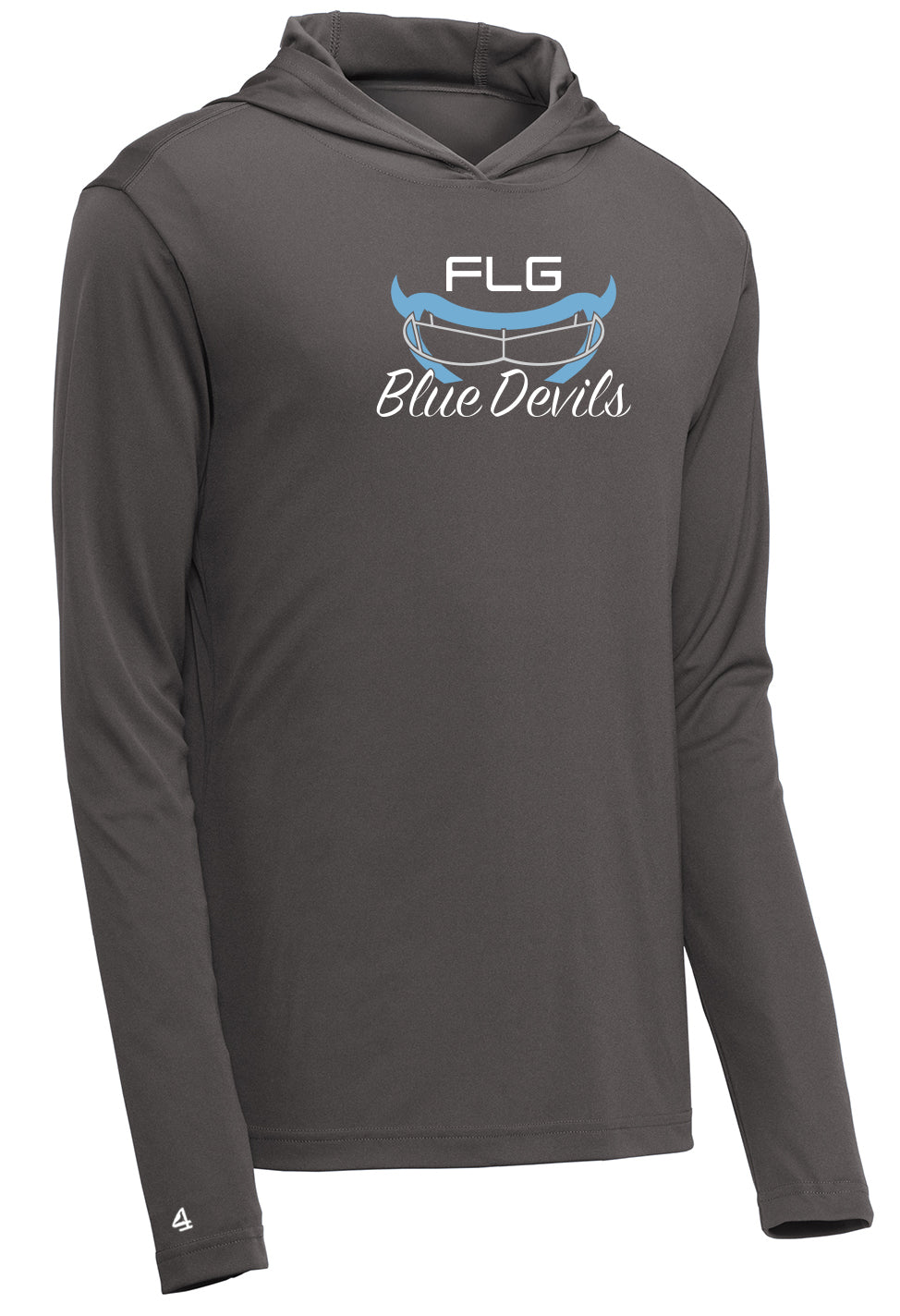 FLG LACROSSE BLUE DEVILS LS Performance Hooded Pullover