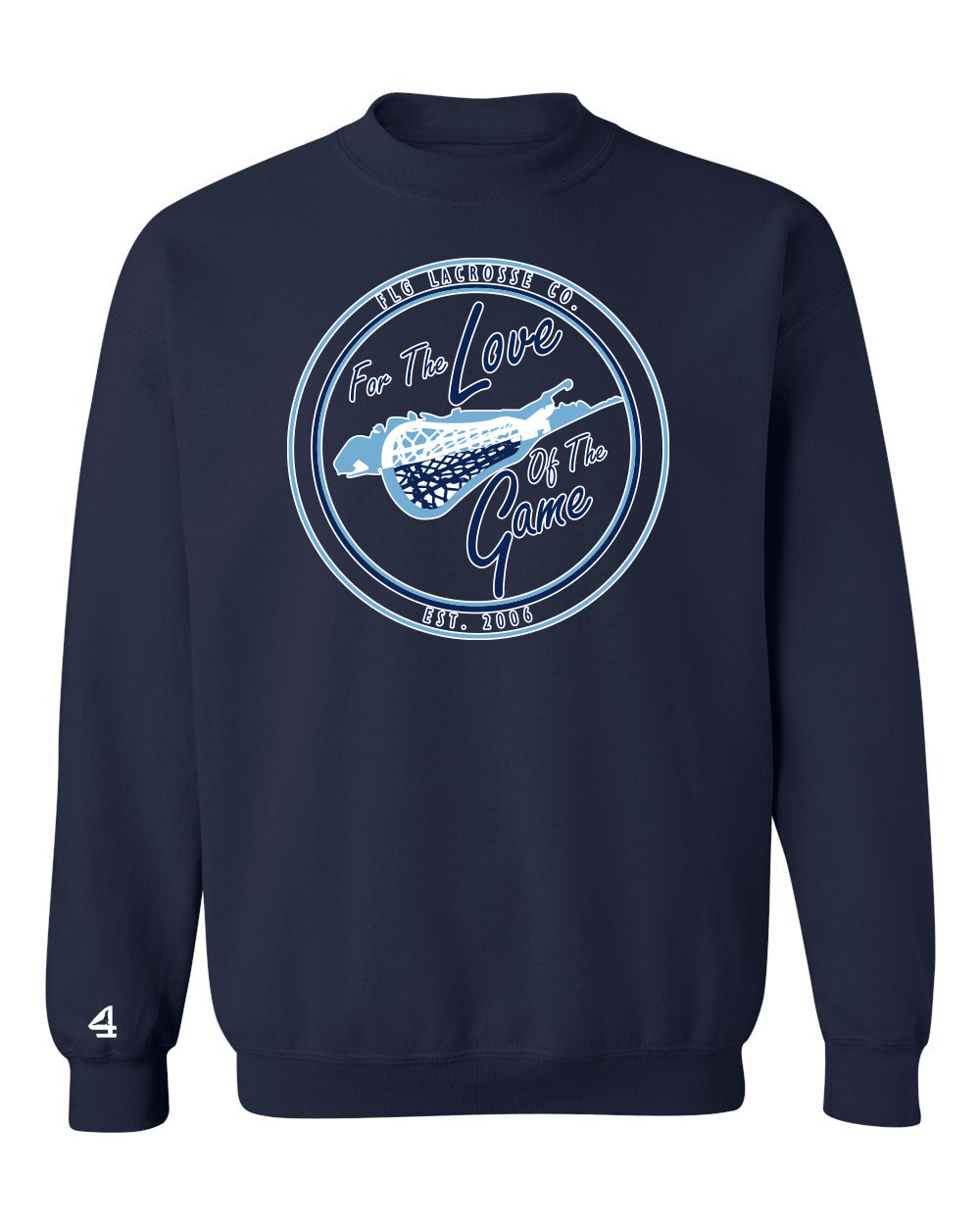 FLG Lacrosse Shield Crewneck Sweatshirt