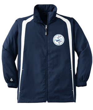 FLG Lacrosse Shield Youth embroidered Raglan Jacket