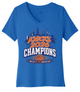 KNICKS CHAMPIONS WOMEN'S V-NECK TSHIRT