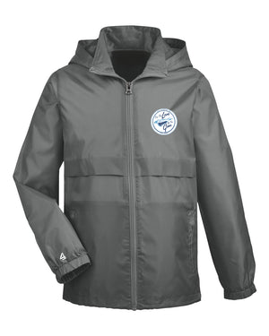 FLG Lacrosse Shield embroidered waterproof lightweight jacket