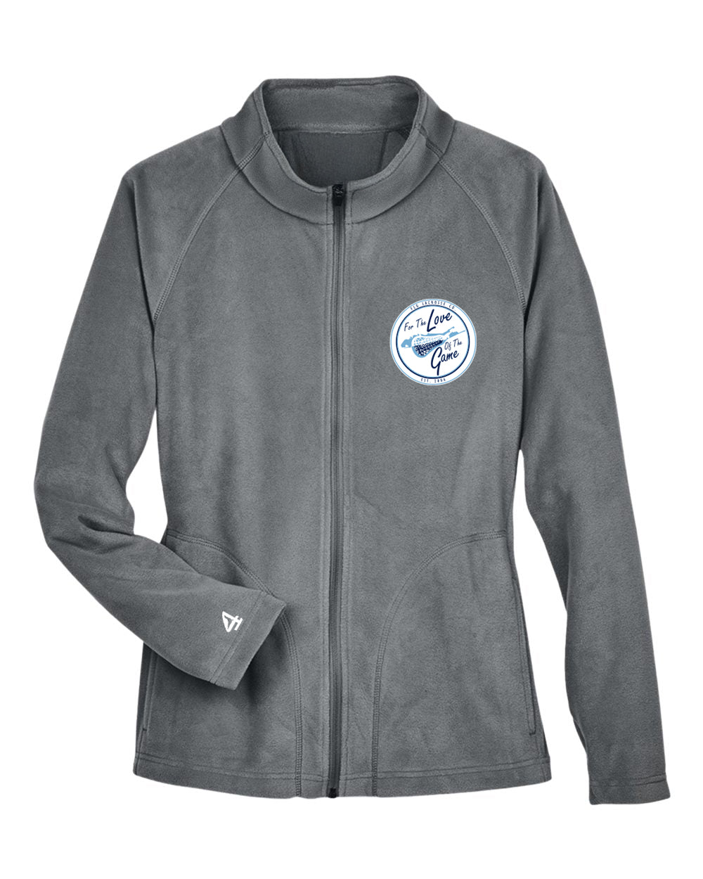 FLG Lacrosse Shield ladies embroidered fleece jacket