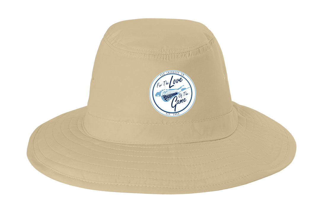 FLG Lacrosse shield Embroidered brim hat