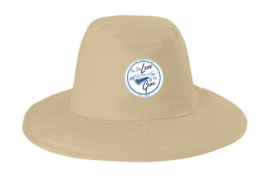 FLG Lacrosse shield Embroidered brim hat