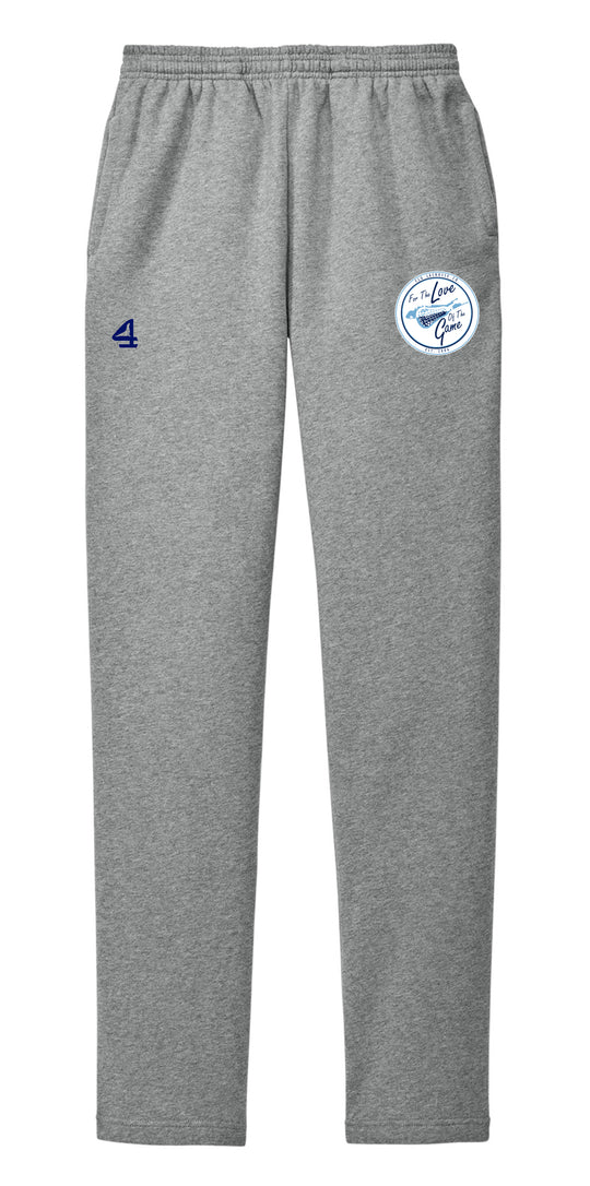 FLG Lacrosse Shield Open Bottom Sweatpants
