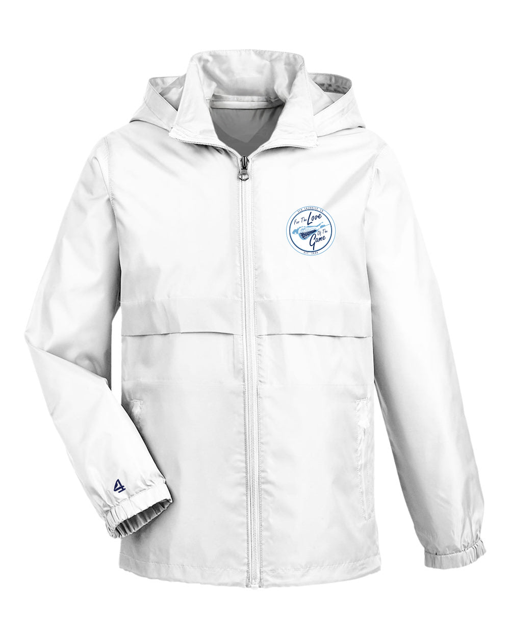 FLG Lacrosse Shield embroidered waterproof lightweight jacket