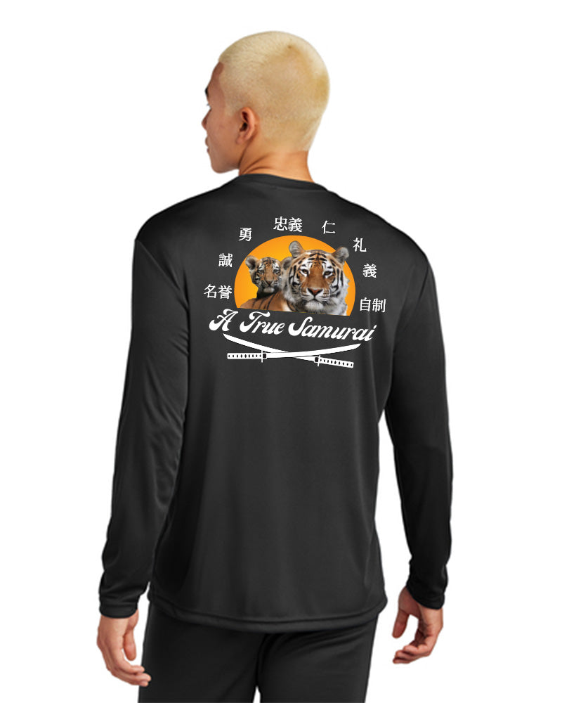 A True Samurai Dri-fit Poly Long Sleeve Tee