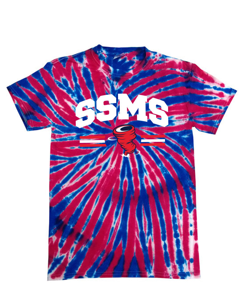 SSMS's Faculty has Team Spirit Tie-Dye Short Sleeve Tees