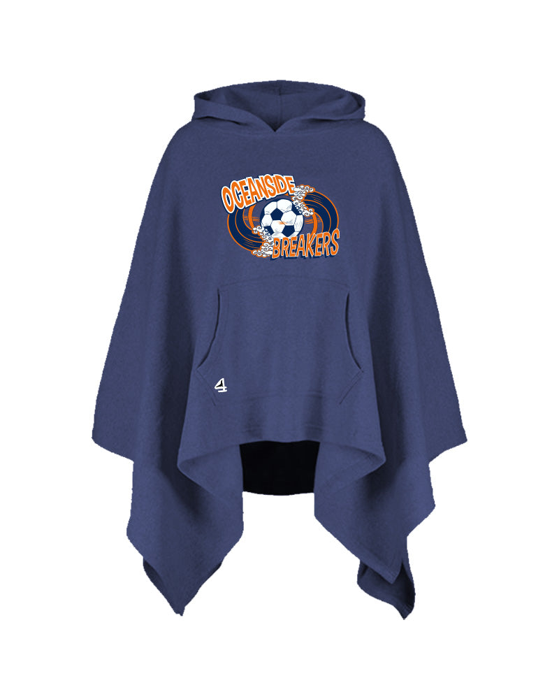 Oceanside Breakers Soccer Women's Poncho